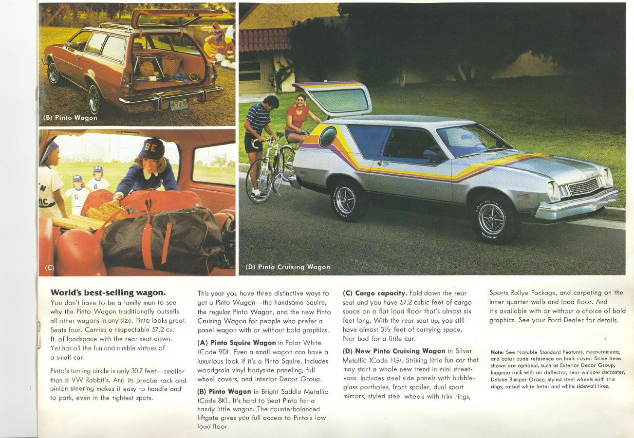 1977 Ford Pinto Brochure Page 3